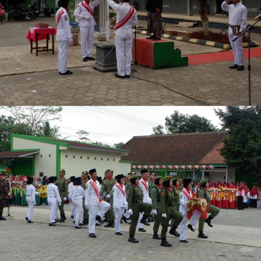 KKN UNU PURWOKERTO IKUT SERTA MENJADI PETUGAS PENGIBAR BENDERA DALAM RANGKA UPACARA HUT RI
